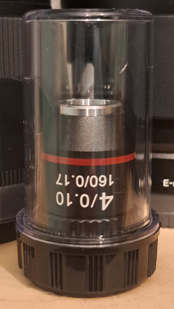 Image of the cheap microscope objective